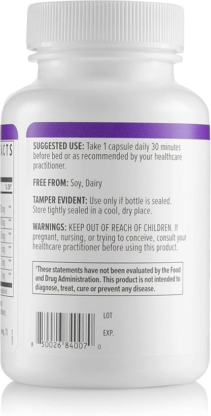 Biote Nutraceuticals - Best Night's Sleep - Restfulness + Awake Refreshed (60 Capsules)