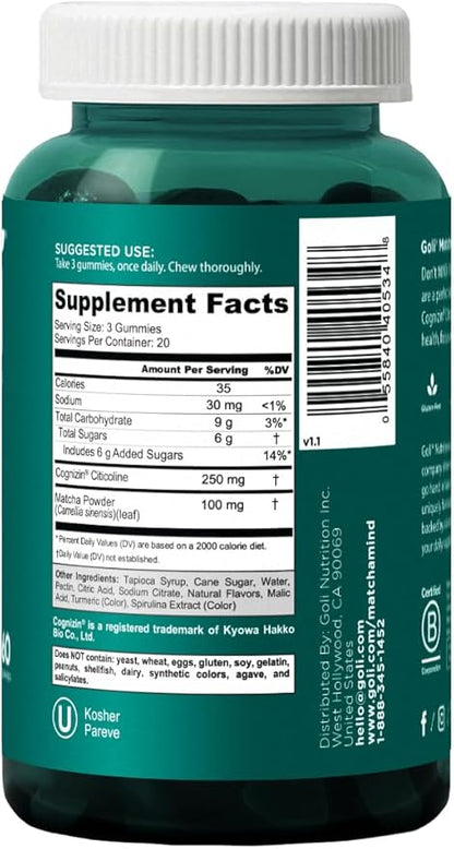 3 Bottles of Goli Favorites Bundle: Ashwagandha KSM-66, Apple Cider Vinegar, Matcha Mind Supplements with Cognizin, Vitamins D2 and B12