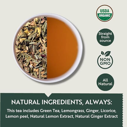 Luxmi Estates Citrus Sky Green Tea 100gm Tin | Certified Organic Darjeeling Green Tea