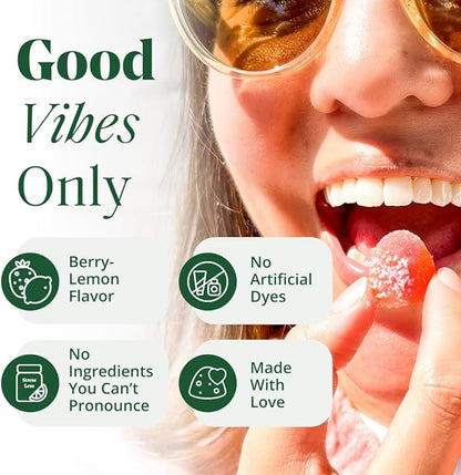Semaine Stress Less Gummy with Cortisol Care™ 60 Count – Daily Support for Stress, Mood & Sleep