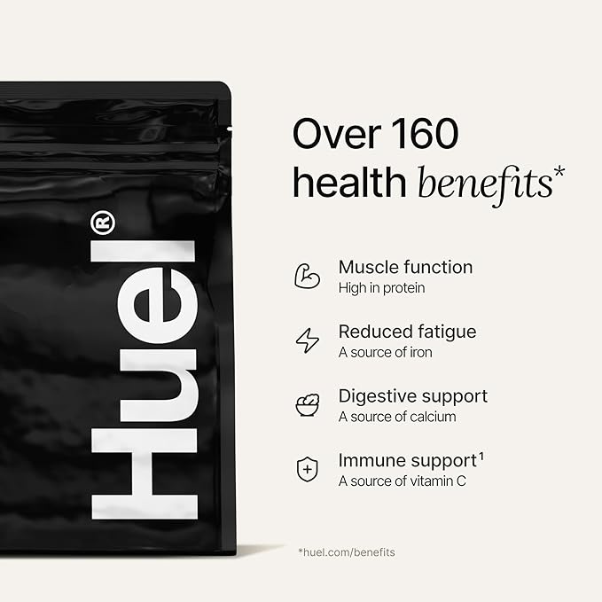 Huel Black Edition | Chocolate Peanut Butter 40g Vegan Protein Powder | Nutritionally Complete Meal Replacement | 27 Vitamins and Minerals, Gluten Free | 17 Servings