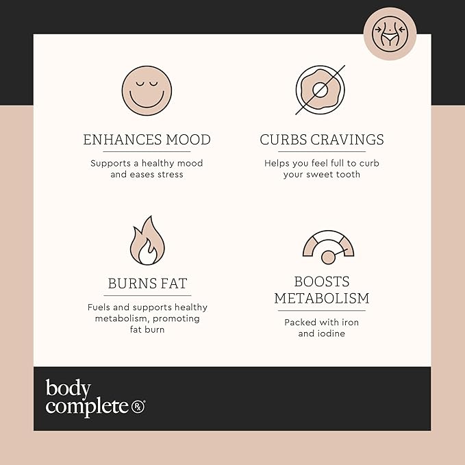BODY COMPLETE RX Boost Drops with Maca Root, Amino Acids, L Glutamine, Niacin, and Rhodiola for Energy, Digestion, and Thyroid Support for Women, Plant Based, 60 ML