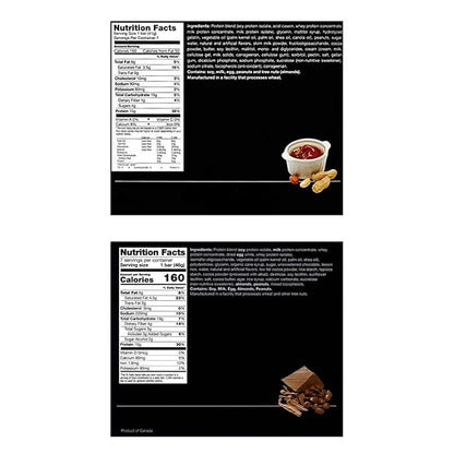 PROTIFIT - Low Calorie Caramel Nut & Choc-a-lot Chip Protein Bar 2 Pack, High Protein, 15g Protein, Low Carb, Low Sugar, Ideal Protein Compatible, 7 Servings Per Box, (2 Pack)