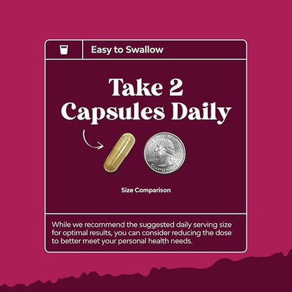 D Mannose Capsules for Urinary Tract Health - High Potency D-Mannose with Cranberry Juice Powder & Dandelion for Urinary Tract Health for Women Fast Acting Super Concentrated Cranberry - 60 Count