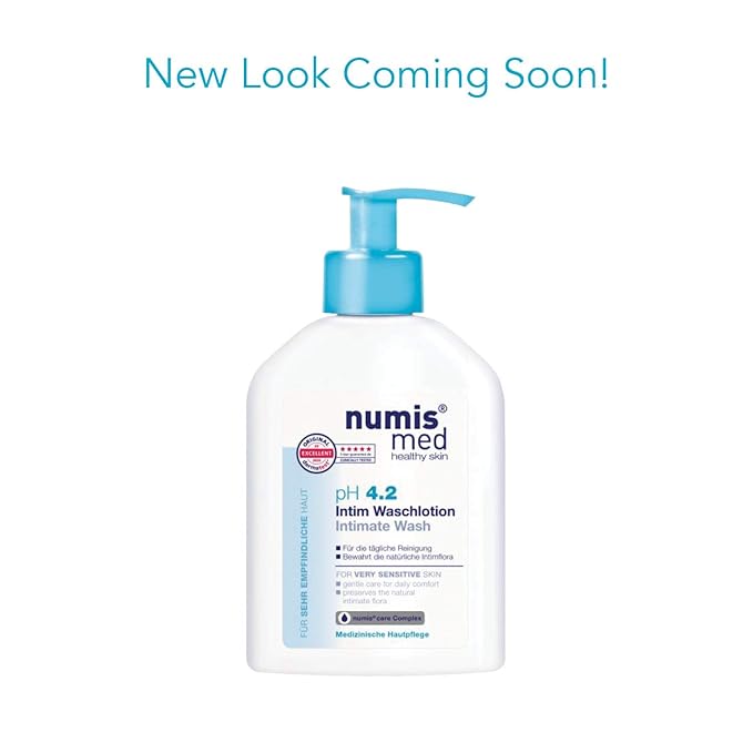 Numis Med Feminine Intimate pH Balanced Daily Wash for Sensitive Skin, Pregnant Women and Cleanliness During Menstrual Period, Dermatologist Tested, 200 ml (Original)