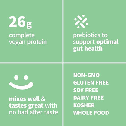 Sprout Living Plant Based Protein & Superfoods Powder, Original, Unflavored | Organic Protein Powder, Vegan, Non Dairy, Non-GMO, Gluten Free, Sugar Free, Perfect Keto Drink Mix (2 lb)