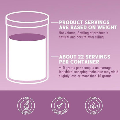 Multi Collagen Peptides Powder Type I II III V X, Hydrolyzed Collagen Protein for Women and Men, Skin, Hair, Nails, Unflavored, Non-GMO, Keto & GF, Zero Sugar, 22 Servings, 8oz