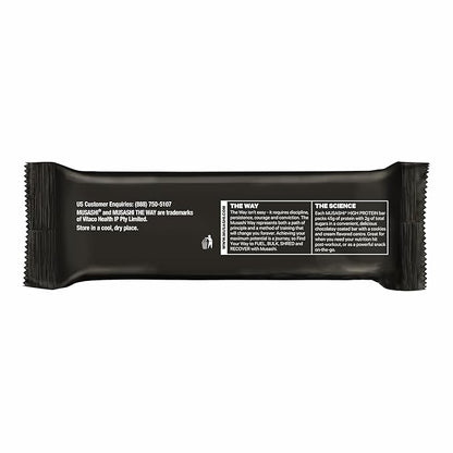 MUSASHI High Protein Bar, 45g Protein, 2g Total Sugars, Rocky Road, Post Workout and Protein Snack On The Go, 12 Pack of 3.2oz (90g) Bars