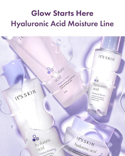 It'S SKIN Hyaluronic Acid Moisture Emulsion + 5.07 Fl Oz, Face Moisturizer for Skin Care Firming Hydration and Moisture Barrier, Nourishing & Hydrating for Healthy Skin, Korean Skincare