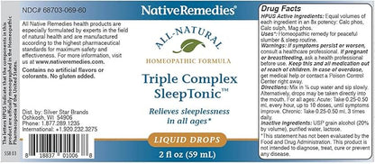 NativeRemedies Triple Complex Sleep Tonic 2 Pack
