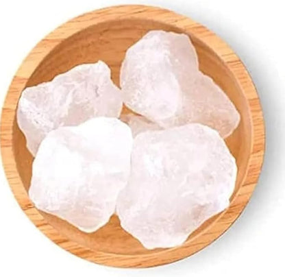 Fourfaith Potassium Alum Rock (Fitkari/Phitkari) 500g – 100% Natural Alum for Skincare & Odor Control, Pure Grade for Face and Body, Cruelty-Free