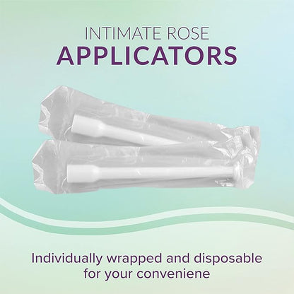 Intimate Rose 15 Count Vaginal Suppository Applicator - Fits Most Boric Acid Suppositories & Vaginal Suppository - Individually Wrapped Suppository Applicators from