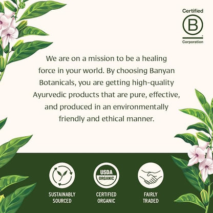 Banyan Botanicals Organic Joint Support–Advanced Mobility & Flexibility Supplement with Boswellia,Guggulu Resin & Turmeric–Natural Lubrication for Cartilage, Bones & Muscles-90 Tablets-USDA Organic
