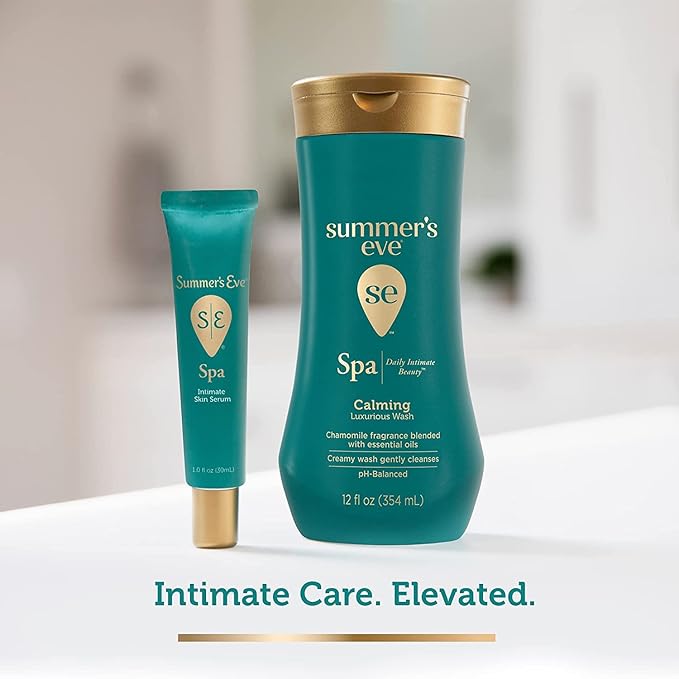 Summer's Eve Spa Daily Intimate Wash, Luxurious Cleansing Feminine Wash, Calming Chamomile pH-Balanced Wash, 12 Fl Oz Bottle (Pack of 3)