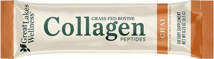 Great Lakes Wellness Collagen Peptides Powder for Skin, Hair, Nails, Joints & Digestion - Variety Flavors - Quick Dissolve Hydrolyzed, Non-GMO, Kosher - 6 Sticks - Packaging May Vary (Pack of 2)