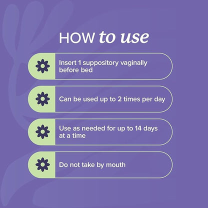 Boric Acid Suppositories for Women 600mg | pH Balance, Vaginal Odor & Itching | Feminine Hygiene & Intimate Health Support | Boric Acid for Women Vaginal Suppositories | Unscented, Vegan | 30 Ct