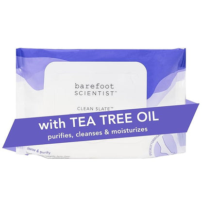 Barefoot Scientist Clean Slate Textured Cleansing Towelettes for Fresh Clean Feet