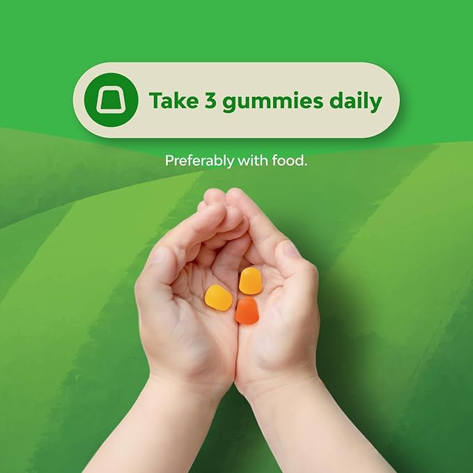 Kids DHA Omega 3 Gummies for Kids - Delicious Fish Free DHA Omega 3 Gummies with Vegetarian 6 9 for Vision Brain & Immunity - Non GMO Supplement Fish & Gluten Free - 90 Count