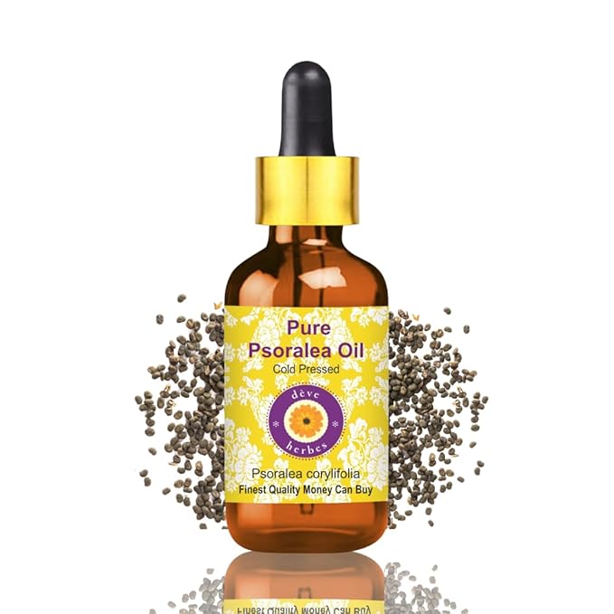 dève herbes Pure Psoralea Oil (Psoralea corylifolia) with Glass Dropper Cold Pressed 100ml (3.38 oz)