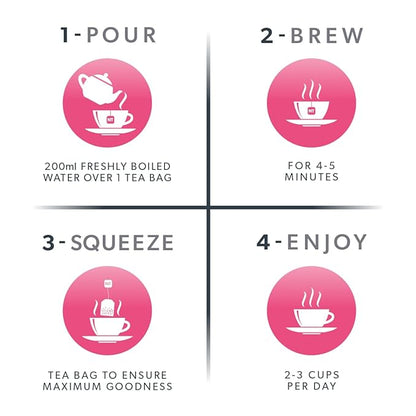 NutraTea - Chamomile & Valerian Tea- Bedtime and Night Time Tea - 40 Tea Bags