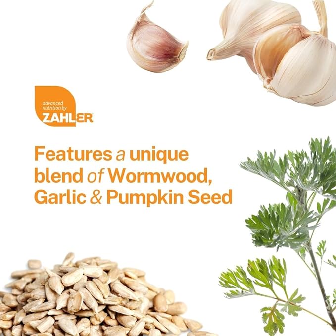 Zahler - ParaGuard Cleanse Softgels - Gut Health Detox Supplement - Formula has Wormwood, Garlic Bulb, Pumpkin Seed, Clove & More - Natural Cleanse Detox for Humans - Certified Kosher 90 Count
