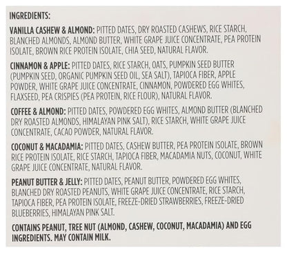 365 by Whole Foods Market, Chewy Protein Bites Variety Pack, 1.58 Ounce (Pack of 5)