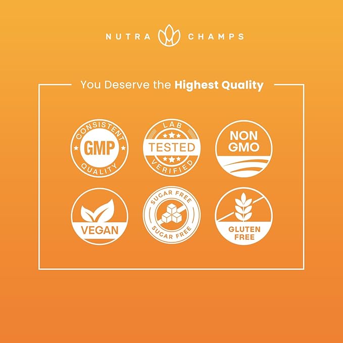 NutraChamps Kids Multivitamin Gummies | Sugar Free 120 Gummy Vitamins for Kids | Vegan & Non-GMO | Strawberry, Passionfruit, Peach & Cherry