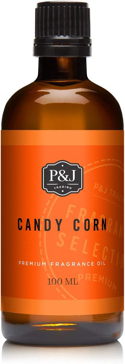 P&J Trading - Candy Corn Scented Oil 100ml - Fragrance Oil for Candle Making, Soap Making, Diffuser Oil