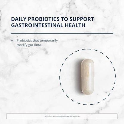 Metagenics UltraFlora Balance Probiotic - Shelf-Stable Daily Gut Health Supplement for Digestive & Immune Support* - Non-GMO & Gluten-Free - 60 Capsules