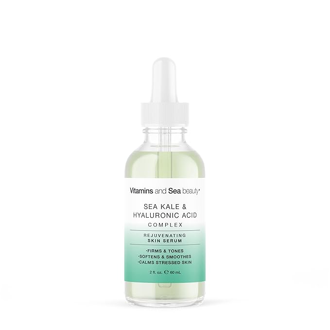Rejuvenating Skin Serum with Sea Kale & Hyaluronic Acid – Hydrating & Calming Complex for Smooth, Radiant Skin – 2 fl oz
