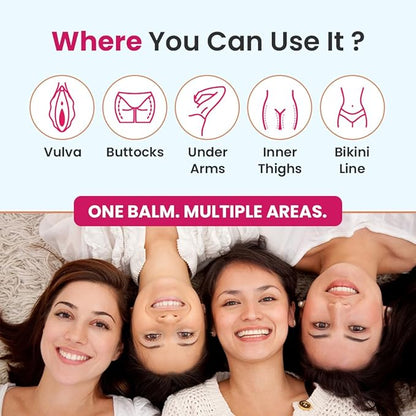 Vulva Balm Discovery Pack – Fragrance-Free,Cocoa & Rose Sandalwood | Feminine Moisturizer for Dryness, Itching, Chafing & Odor | Natural Intimate Skincare – 0.35 oz Jars (3-Pack)