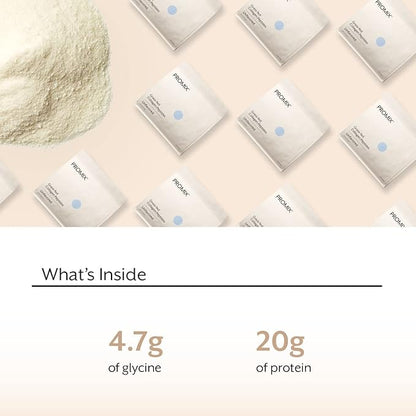 Promix Hydrolyzed Collagen Peptides - Type 1 Grass Fed Collagen, 4.7g glycine, Type 3 bioactive peptides - Unflavored - 2.5 Pound (Pack of 2)