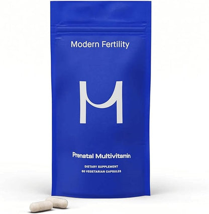 Modern Fertility Prenatal Multivitamin | Developed with OB-GYNs, Contains 12 Essential Nutrients for Support Before, During, and After Pregnancy, 30-Day Supply (60 Capsules)