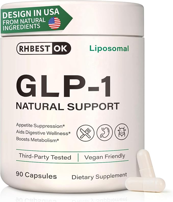 GLP-1 Supplement for Women and Men, Hunger & Metabolism Support - Support GLP1 Naturally, with Prebiotic & Probiotic Blend
