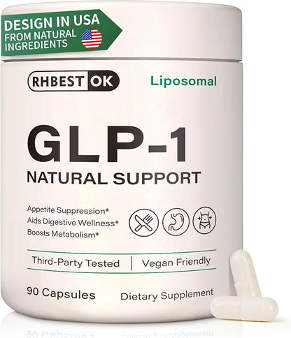GLP-1 Supplement for Women and Men, Hunger & Metabolism Support - Support GLP1 Naturally, with Prebiotic & Probiotic Blend
