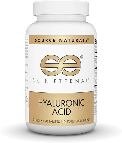 Source Naturals Skin Eternal Hyaluronic Acid, 50mg - 120 Tablets