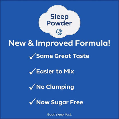 Dream Water Sleep Powder, Sugar-Free, Gluten-Free, Natural Flavors; Blend of 3 Ingredients, GABA, 5mg Melatonin, 5-HPT; Snoozeberry Flavor 10ct