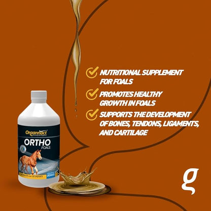 Organnact Ortho Foals - Foal Growth and Development Supplement - Supports Bone, Tendon, and Cartilage Health - Non-Doping, Highly Palatable - 16.9 Fl Oz