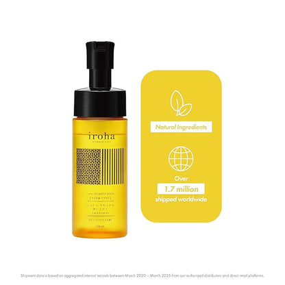 iroha Intimate Wash Foam Type – Sweet Citrus Botanical Feminine Wash | Daily Relaxation Bath Therapy & Beauty Treatment | pH Balanced Skin Care & Hygiene | Made in Japan 5 fl oz
