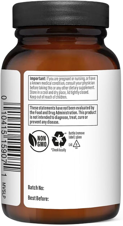 RestVeda 32™ Sleep Support – Ayurvedic Herbal Tablets with Ashwagandha, Brahmi, Valerian & More. Natural, Vegan, Non-Habit Forming Formula for restful, rejuvenating Sleep. 60 Tablets.