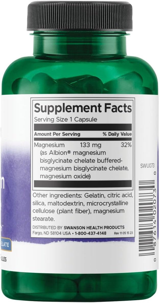 Albion Chelated Magnesium 133 mg 90 Caps