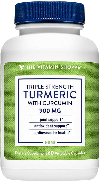 The Vitamin Shoppe Turmeric Curcumin 900MG - Joint Comfort, Antioxidant Support & Healthy Inflammation Response (60 Capsules)