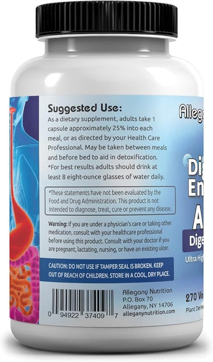 Gluten Free Digestive Enzymes - 90 Count