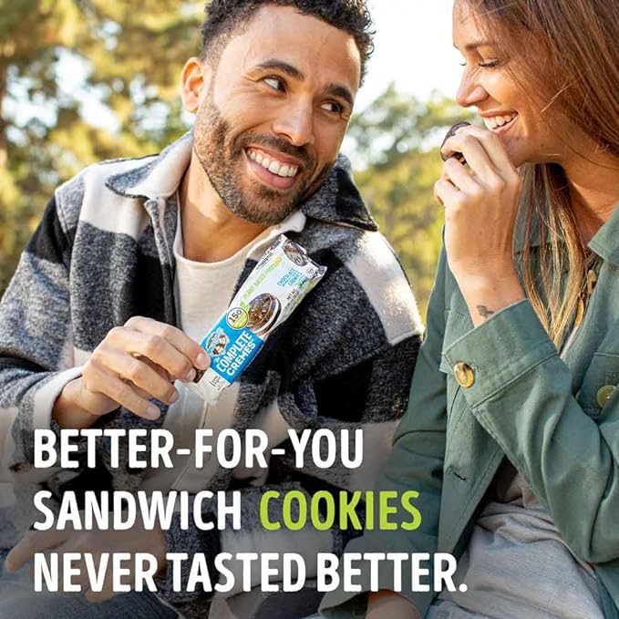 Lenny & Larry's The Complete Cremes®, Sandwich Cookies, Vanilla, Vegan, 5g Plant Protein, 6 Cookies Per Pack (Box of 12), (Pack of 2)