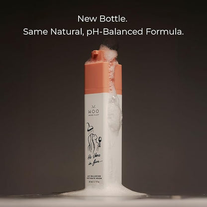 Woo More Play, Be There In Five, Feminine Wash, pH Balanced, Made With Natural Ingredients (Aloe, Calendula Extract, Matricaria Flower Extract) - 50 ml | 1.7 fl oz
