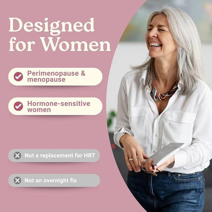 Swiss Activa+ Total Menopause Support – Hormone Balance, Hot Flash Relief, Mood & Energy Boost, Gut Health, Vegan, Non-GMO Plant-Based Menopause Supplements for Women– 180 Capsules | 60-Day Supply