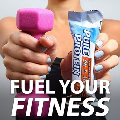 Pure Protein Bars,High Protein,Nutritious Snacks to Support Energy,Low Sugar,Gluten Free,Variety Pack,1.76oz,18 Count (Pack of 2)