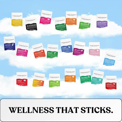 The Patch Collection® - Ultimate Menopause Support Patch for Women | Hot Flushes, Night Sweats, Fatigue, Mood, Sleep | 100% Natural & Vegan, Latex Free (Pack of 15)