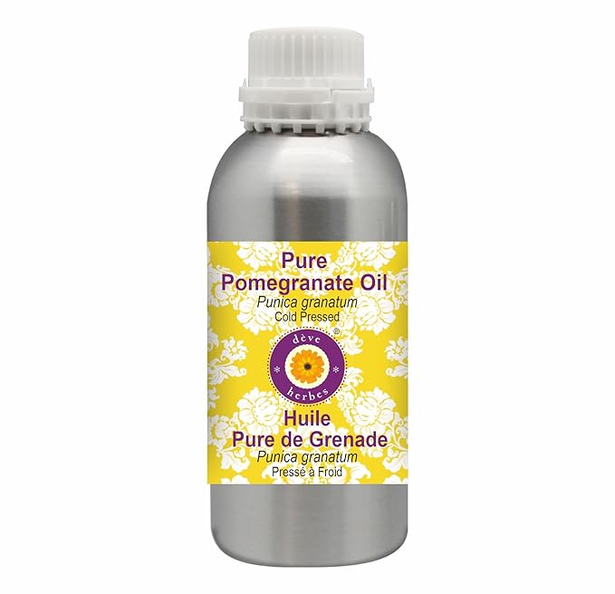 dève herbes Pure Pomegranate Oil (Punica granatum) Cold Pressed 630ml (21 oz)