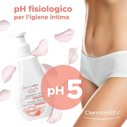 UltraCalming Natural Intimate Wash for Women | with Hyaluronic Acid for Vaginal Dryness Relief | Feminine Wash | Intimate Cleanser for Sensitive Skin | pH Balanced Vulva Care